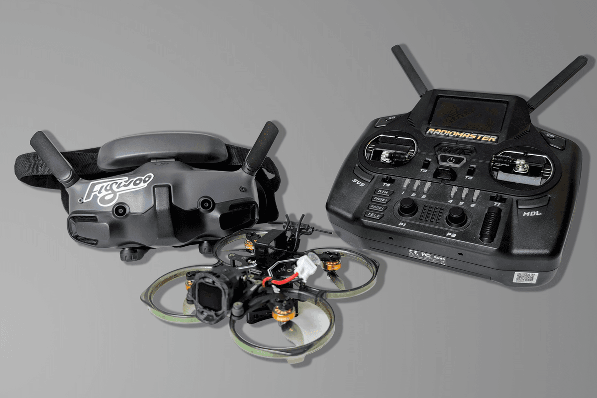 FPV drone setup